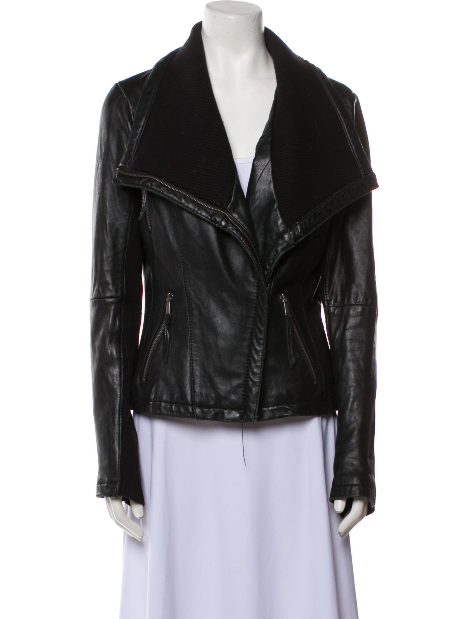 Michael Michael Kors Leather Biker Jacket