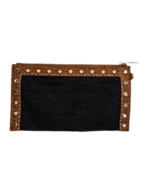 Michael Michael Kors Denim Clutch