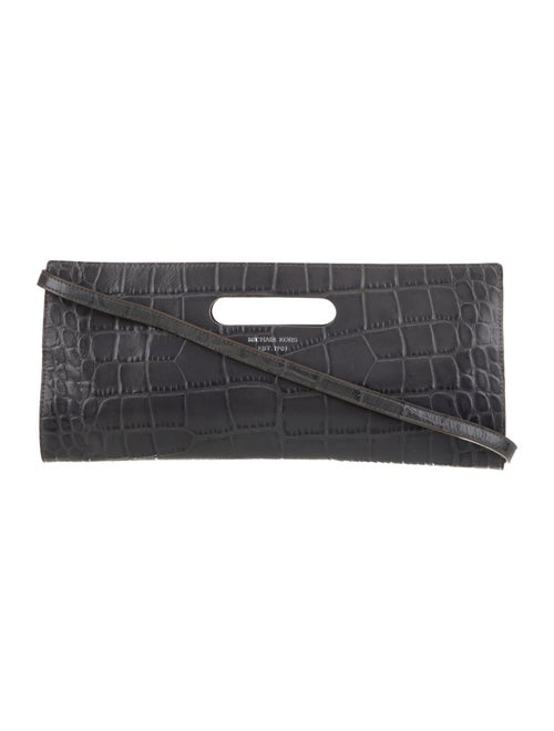 Michael Michael Kors Embossed Leather Clutch