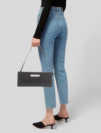 Michael Michael Kors Embossed Leather Clutch