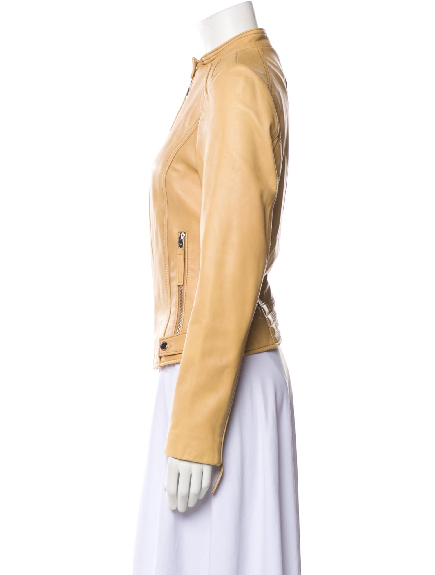 Michael Michael Kors Leather Biker Jacket