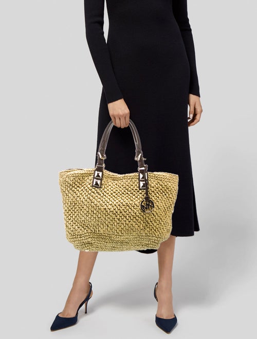 Michael Michael Kors Straw Tote
