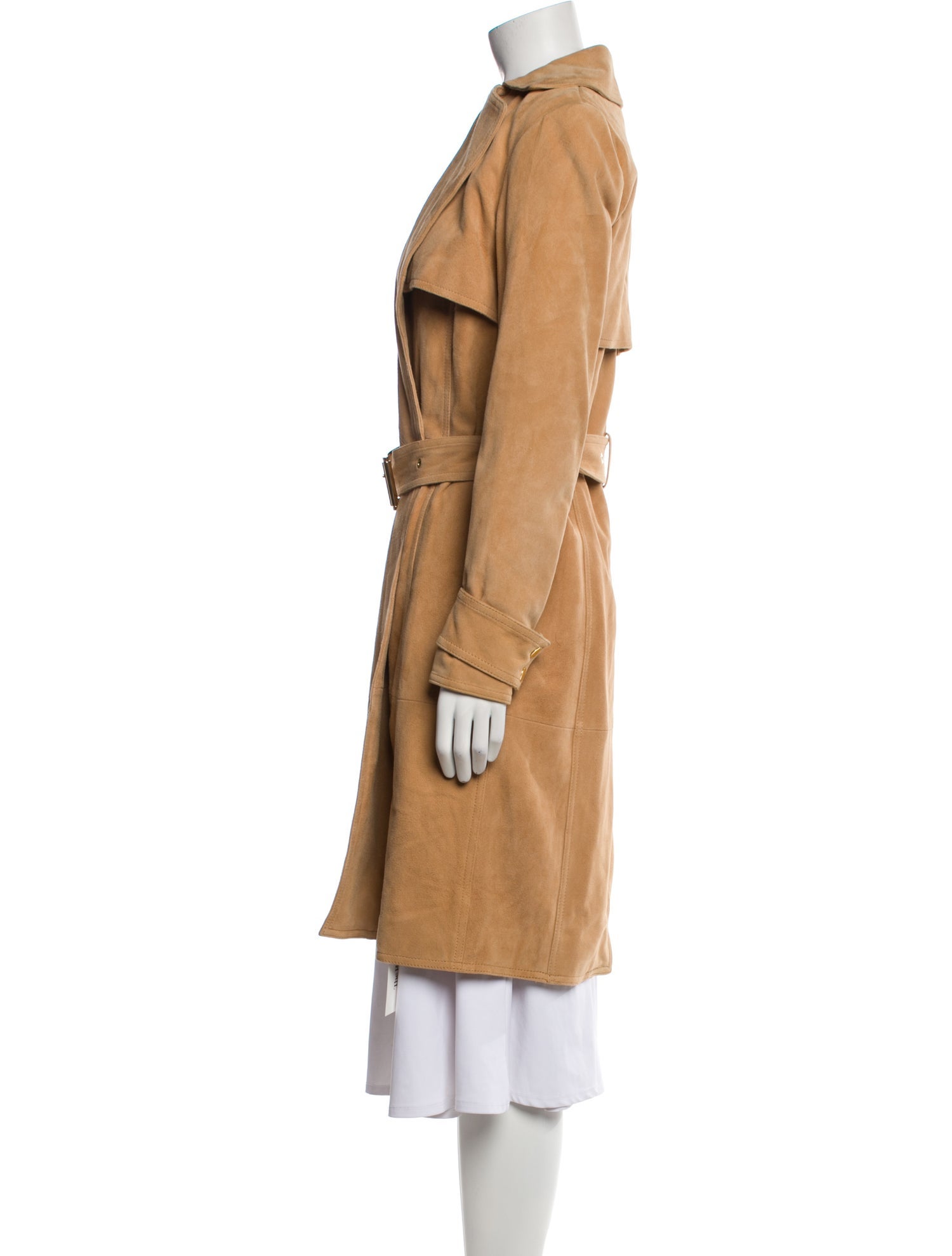 Michael Michael Kors Suede Trench Coat