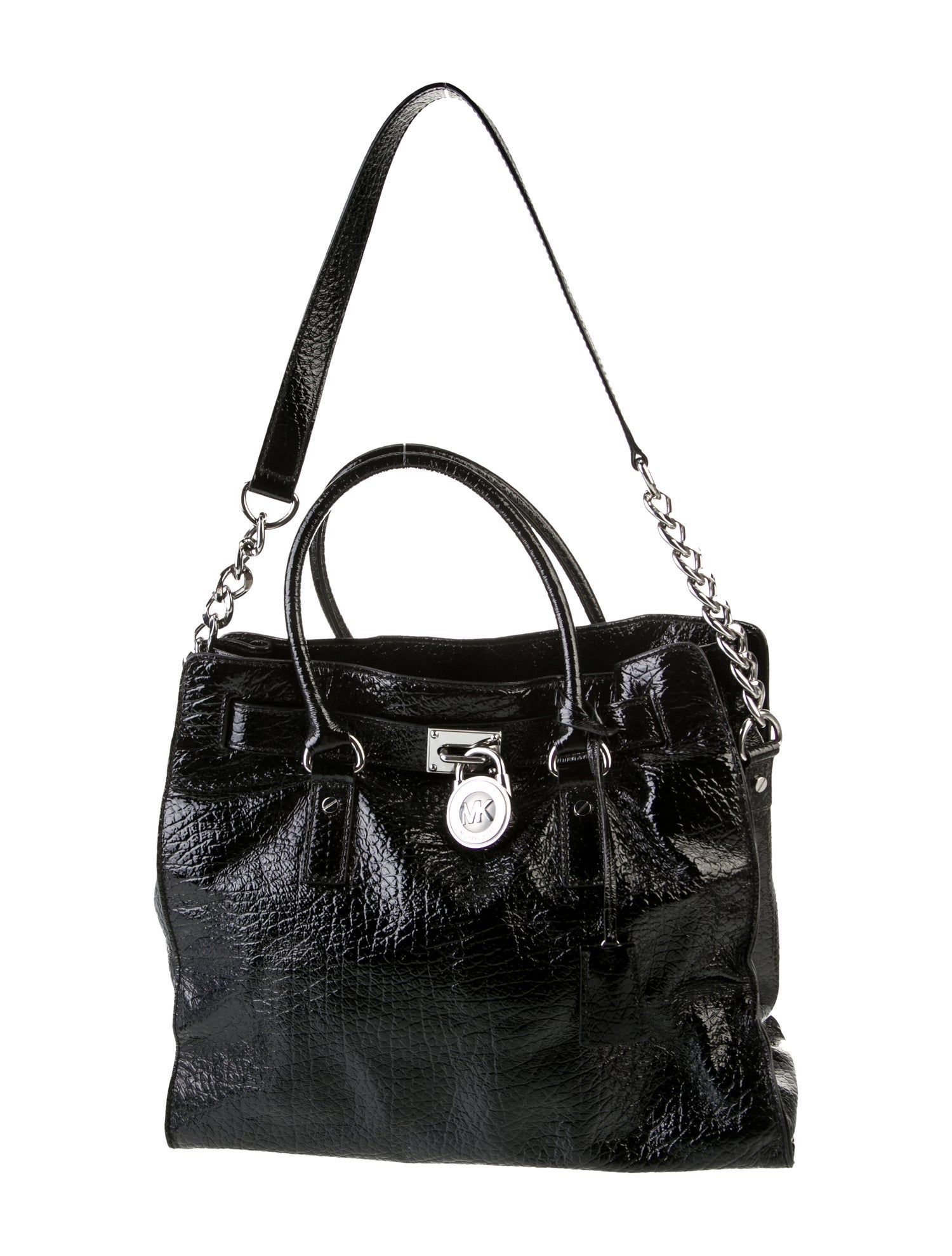 Michael Michael Kors Patent Leather Top Handle Bag