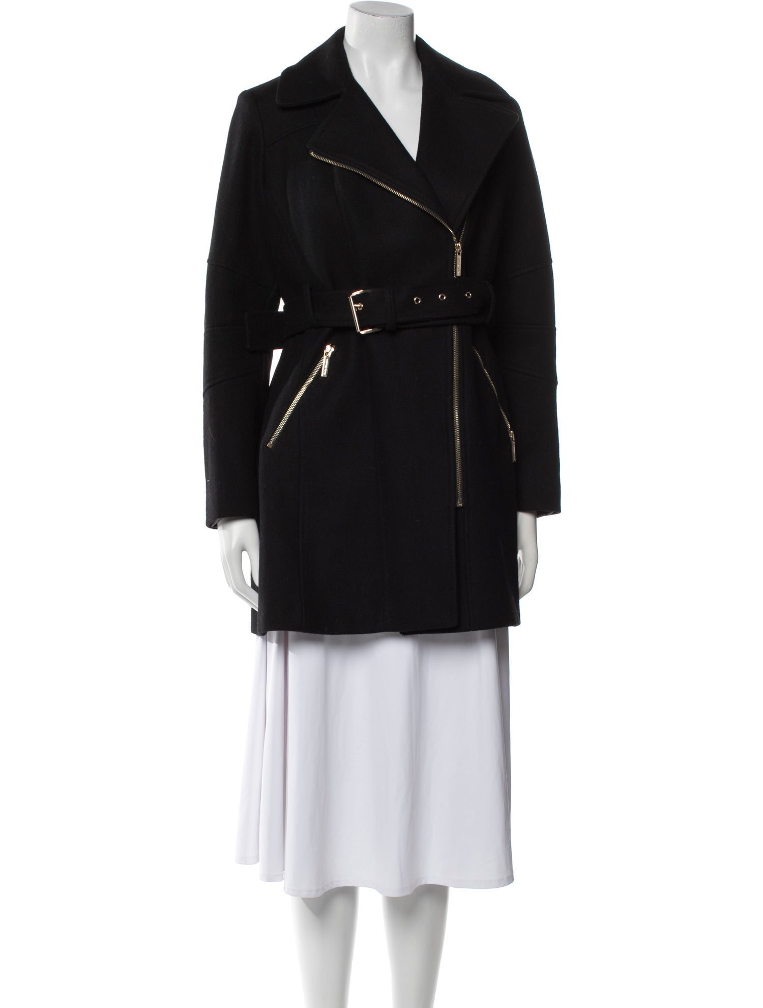 Michael Michael Kors Wool Biker Jacket