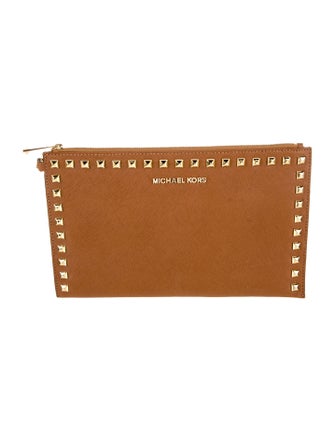 Michael Michael Kors Saffiano Leather Clutch