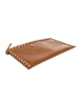Michael Michael Kors Saffiano Leather Clutch