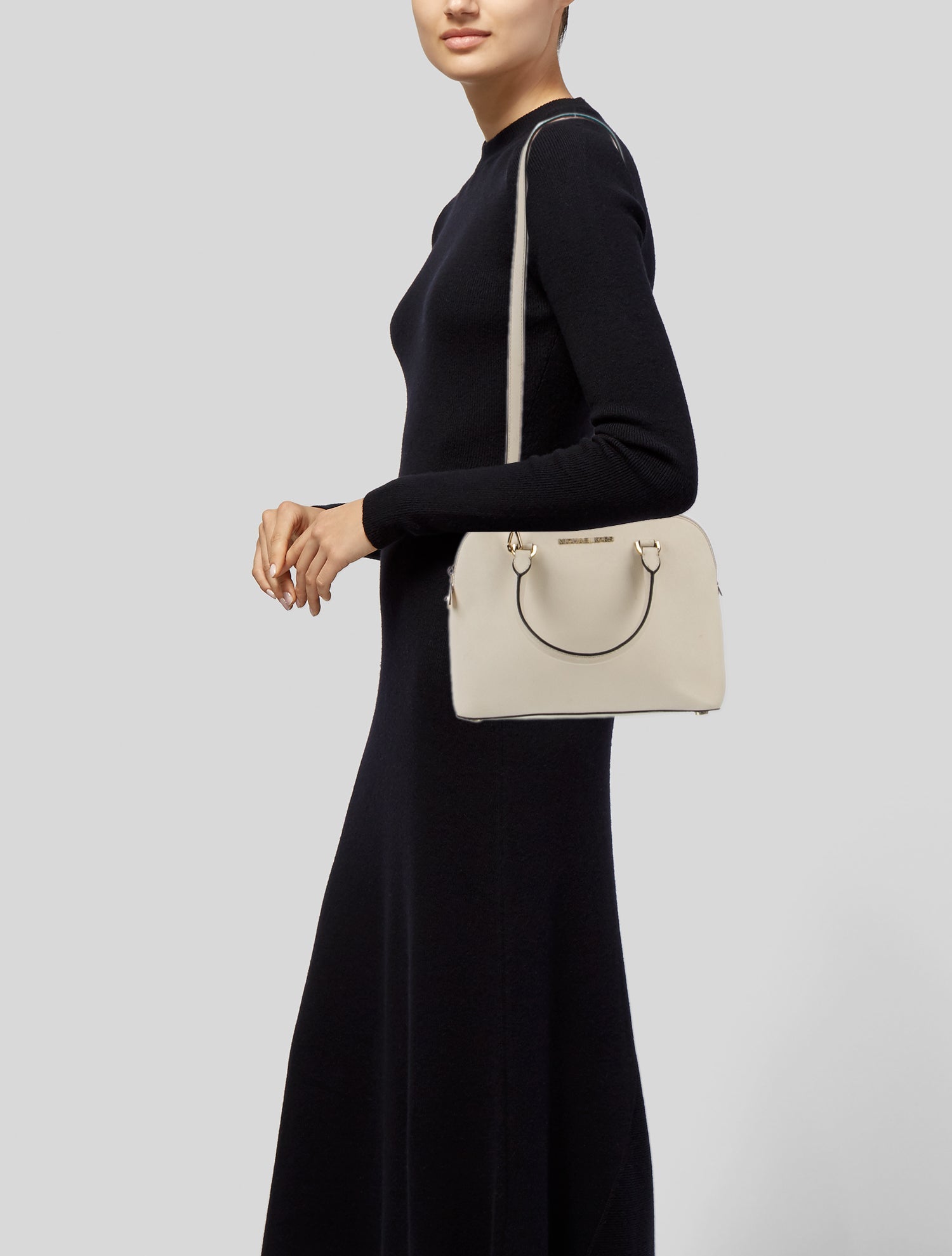 Michael Michael Kors Saffiano Leather Top Handle Bag