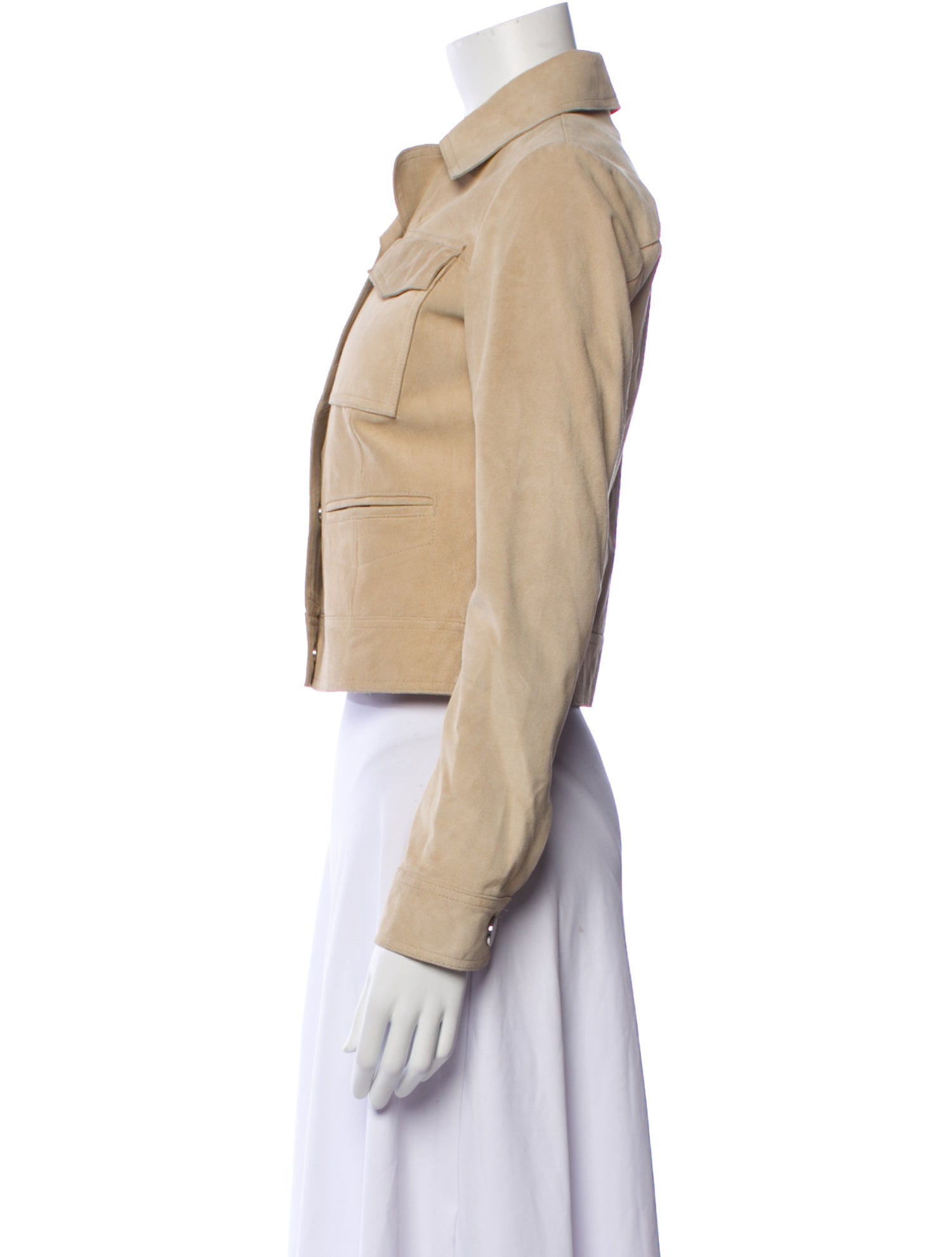 Michael Michael Kors Leather Utility Jacket