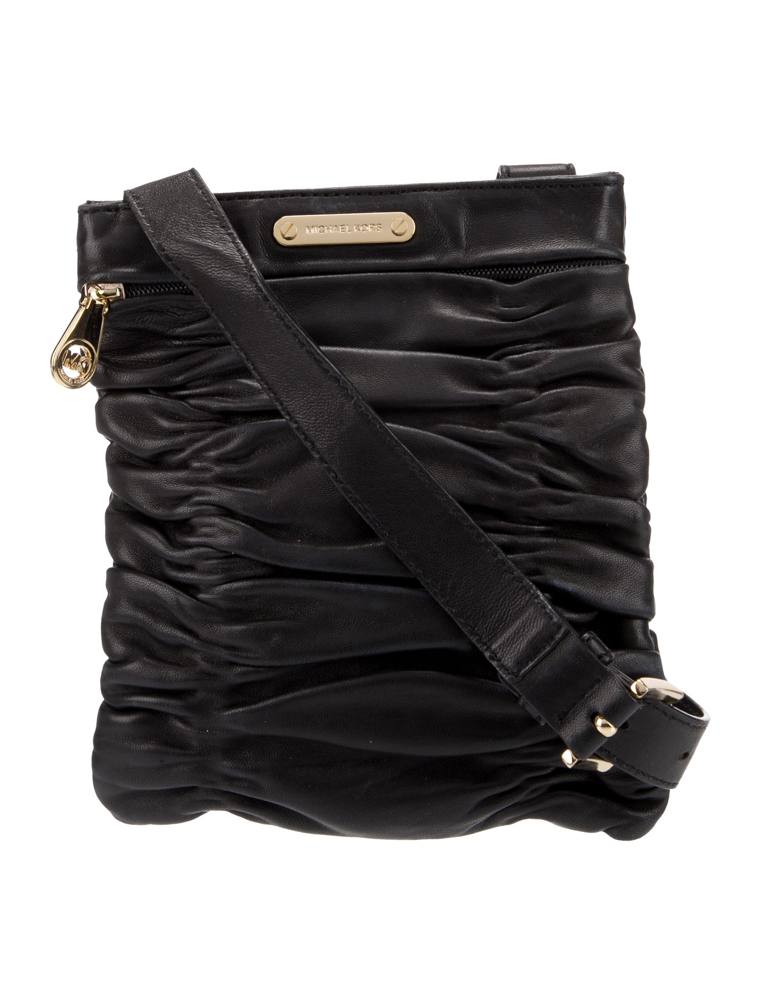 Michael Michael Kors Leather Messenger Bag