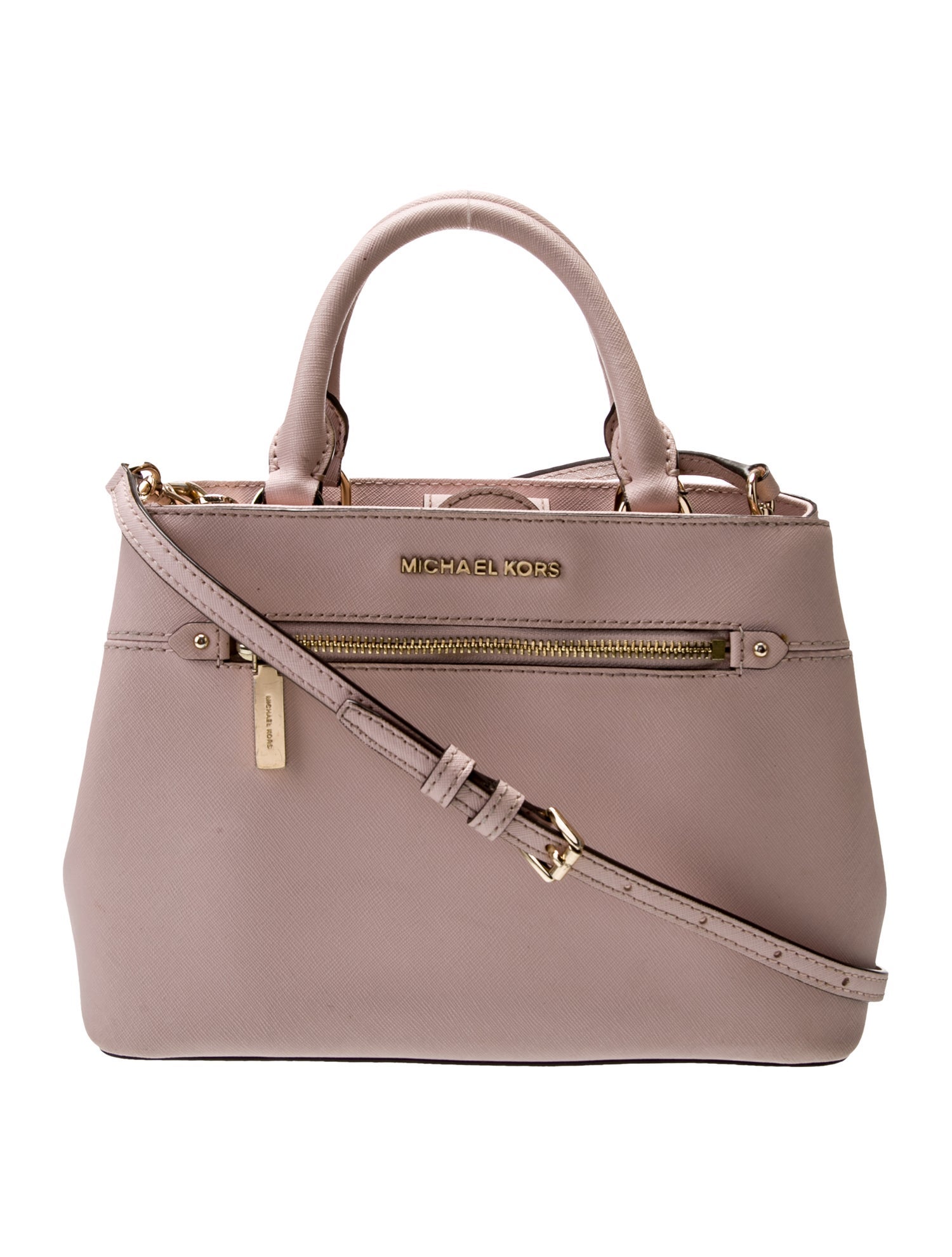 Michael Michael Kors Saffiano Leather Top Handle Bag