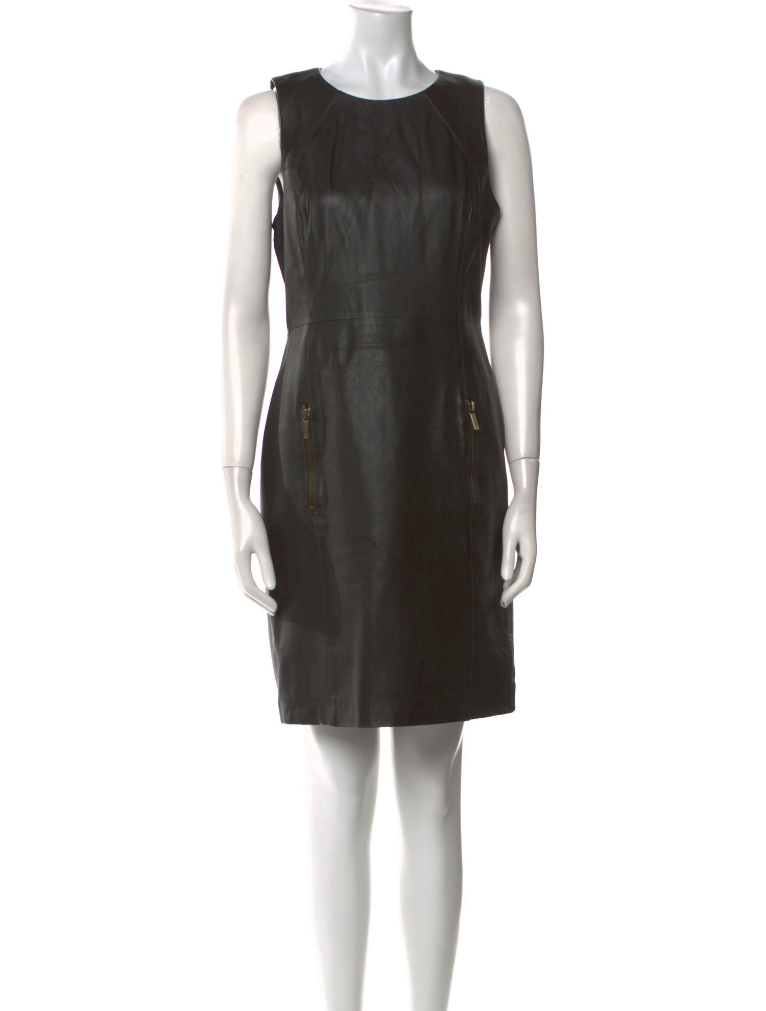 Michael Michael Kors Leather Mini Dress