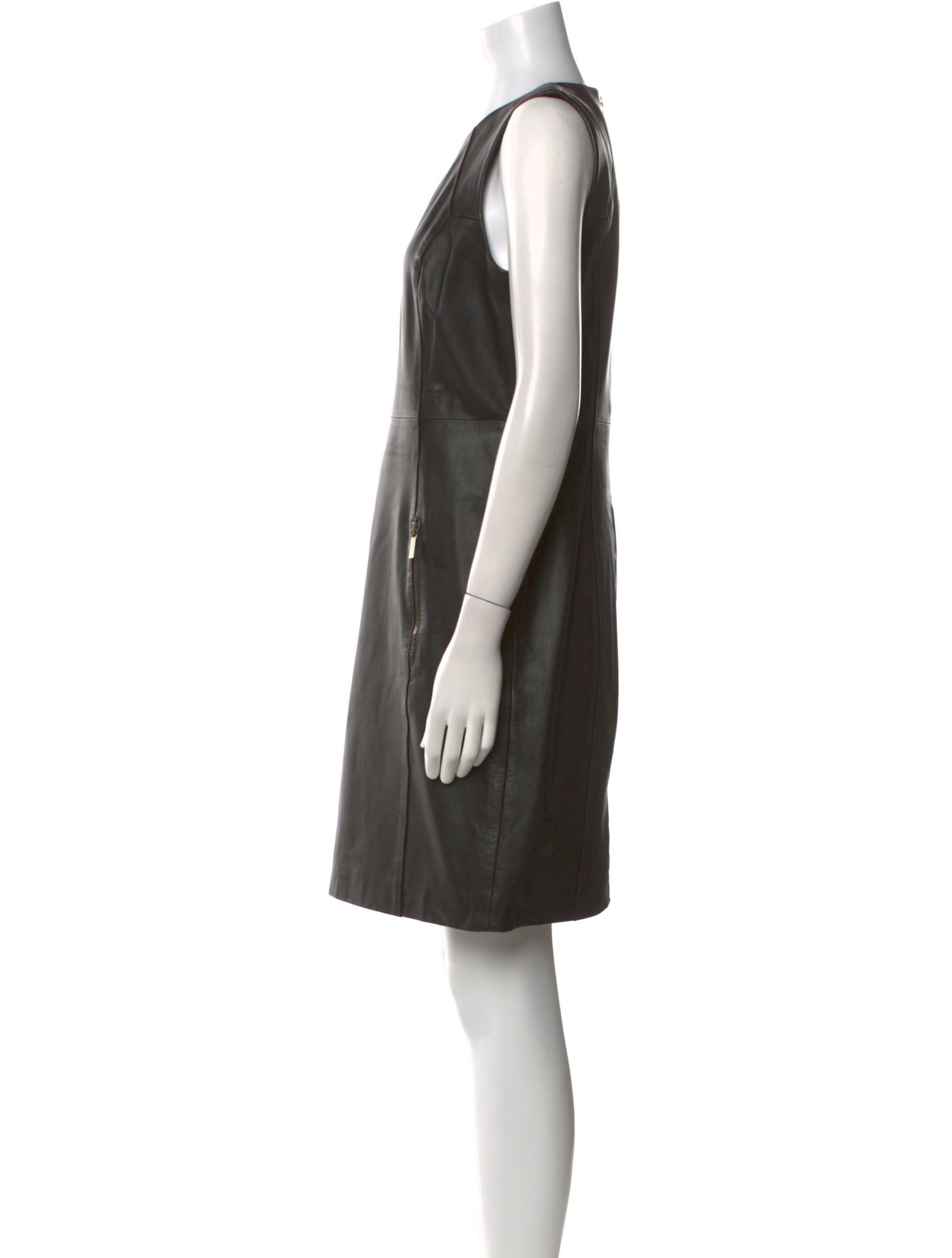 Michael Michael Kors Leather Mini Dress