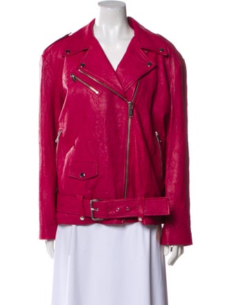 Michael Michael Kors Leather Biker Jacket