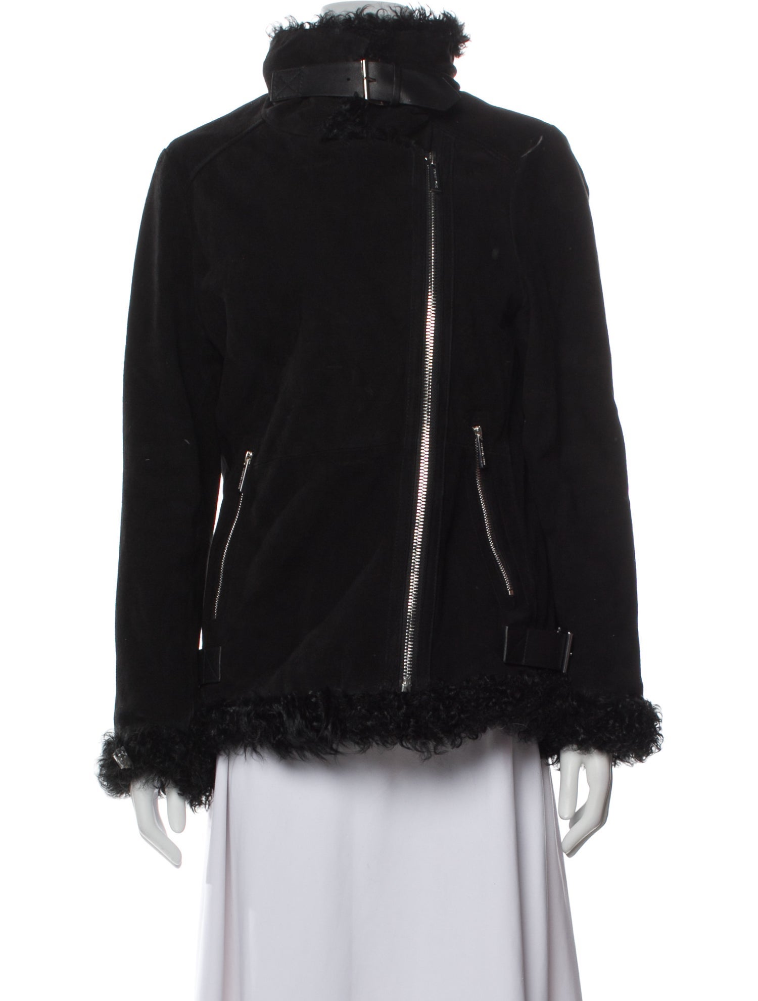 Michael Michael Kors Shearling Faux Fur Jacket