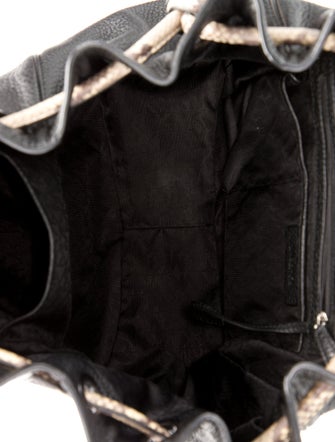 Michael Michael Kors Leather Bucket Bag