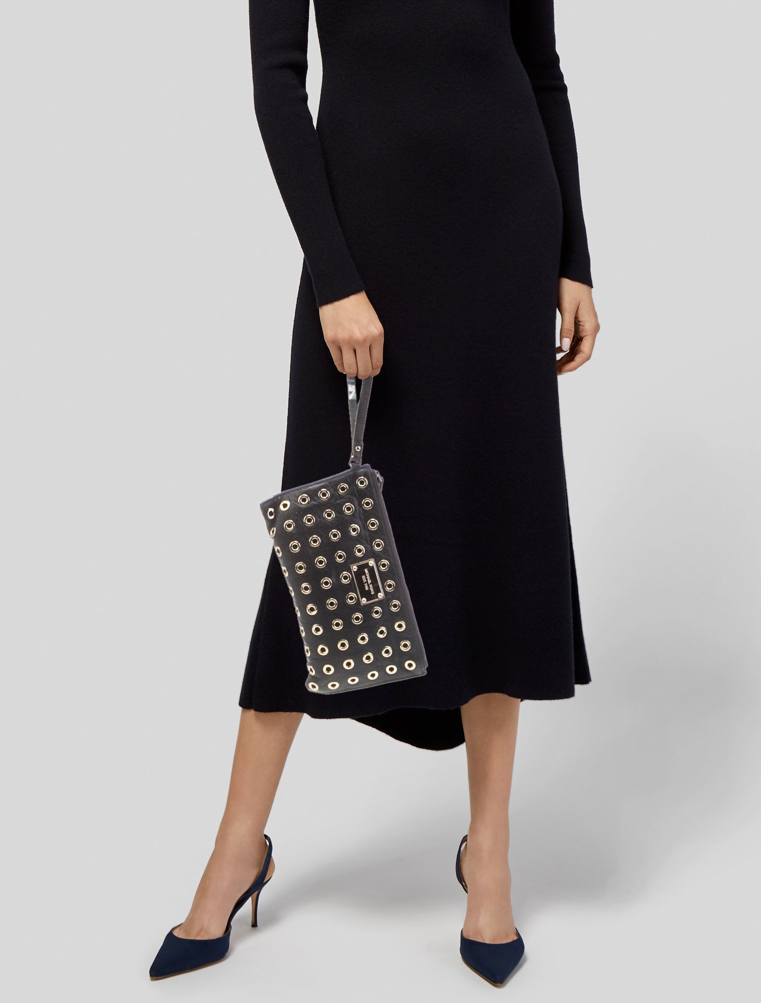 Michael Michael Kors Leather Minaudière