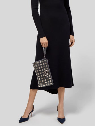 Michael Michael Kors Leather Minaudière