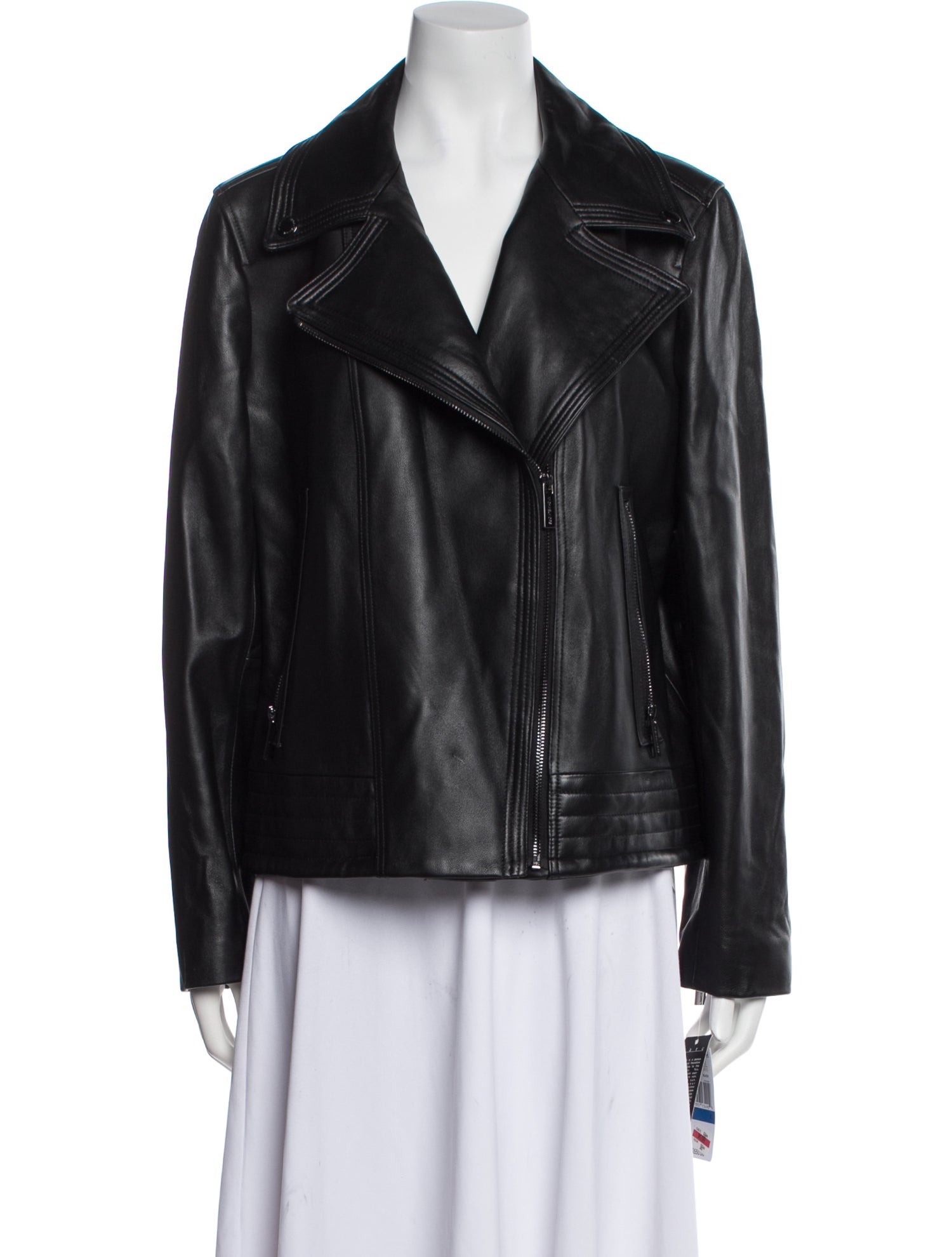 Michael Michael Kors Leather Biker Jacket