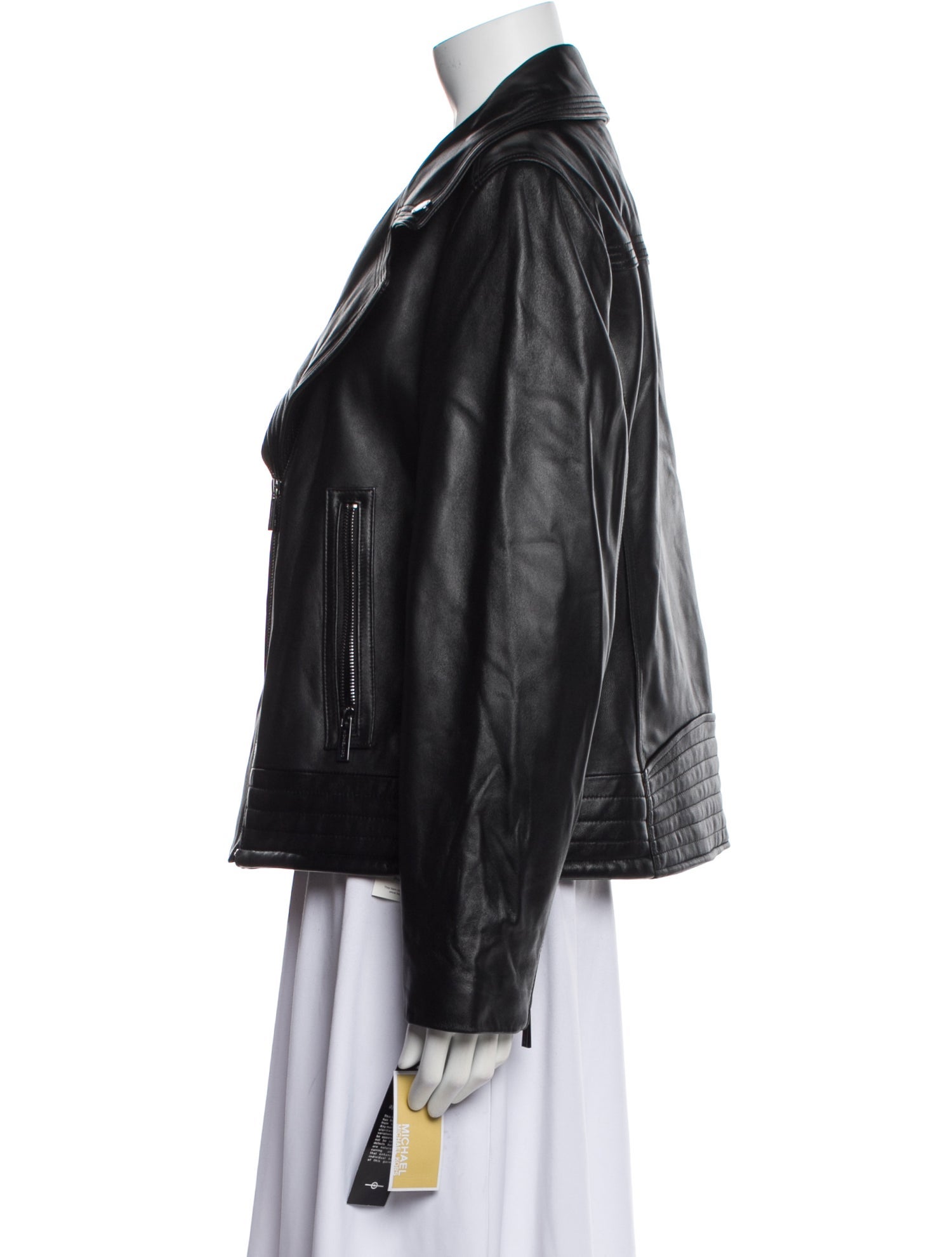 Michael Michael Kors Leather Biker Jacket