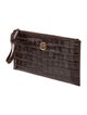 Michael Michael Kors Embossed Leather Clutch