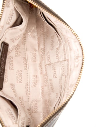 Michael Michael Kors Embossed Leather Clutch