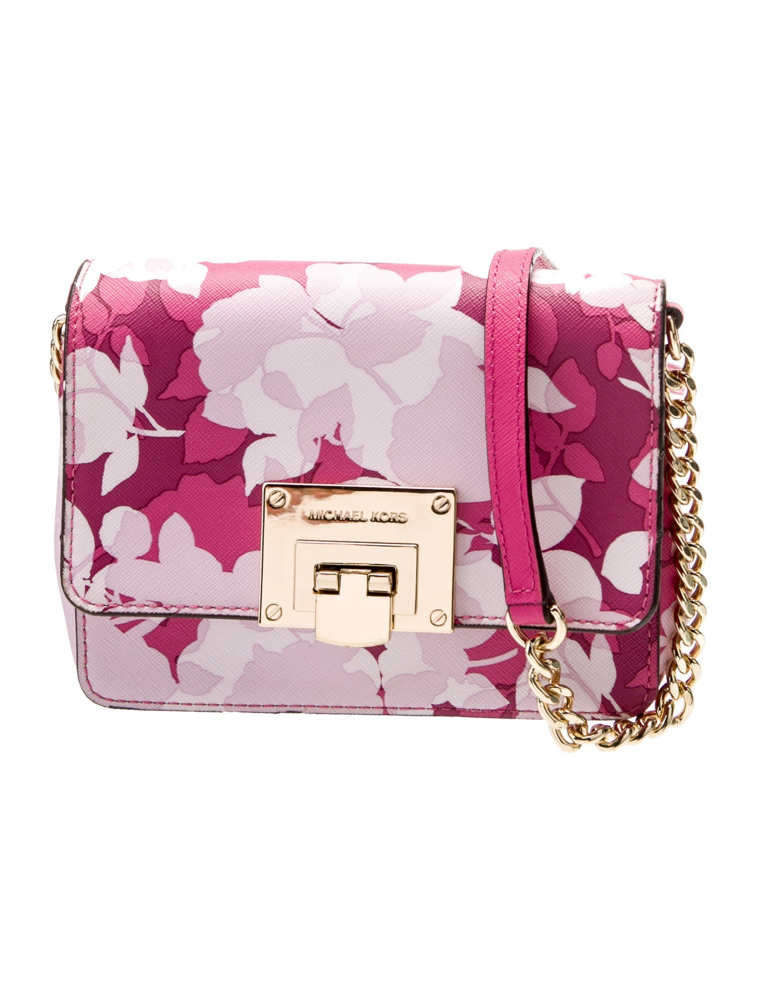 Michael Michael Kors Leather Messenger Bag