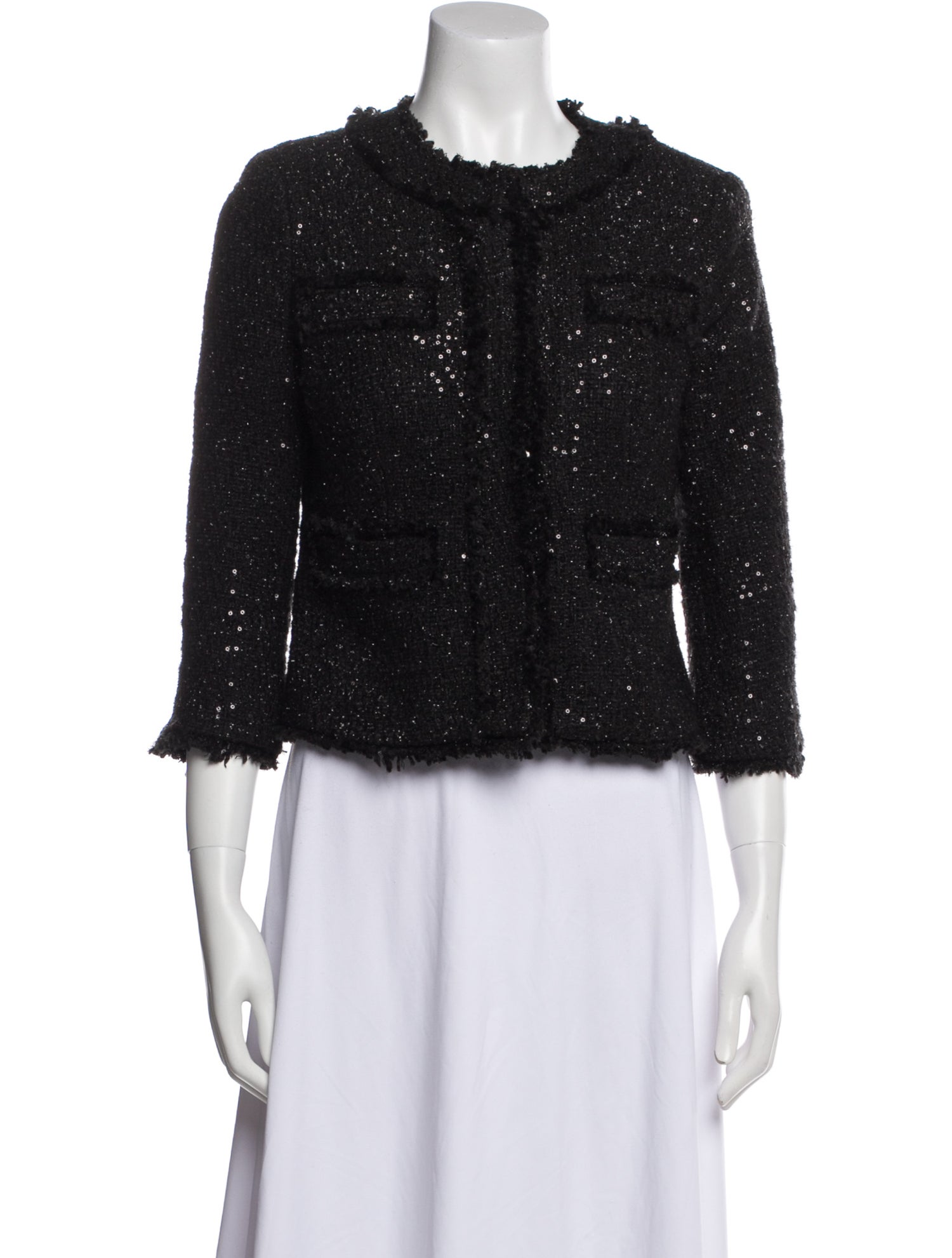 Michael Michael Kors Tweed Pattern Evening Jacket