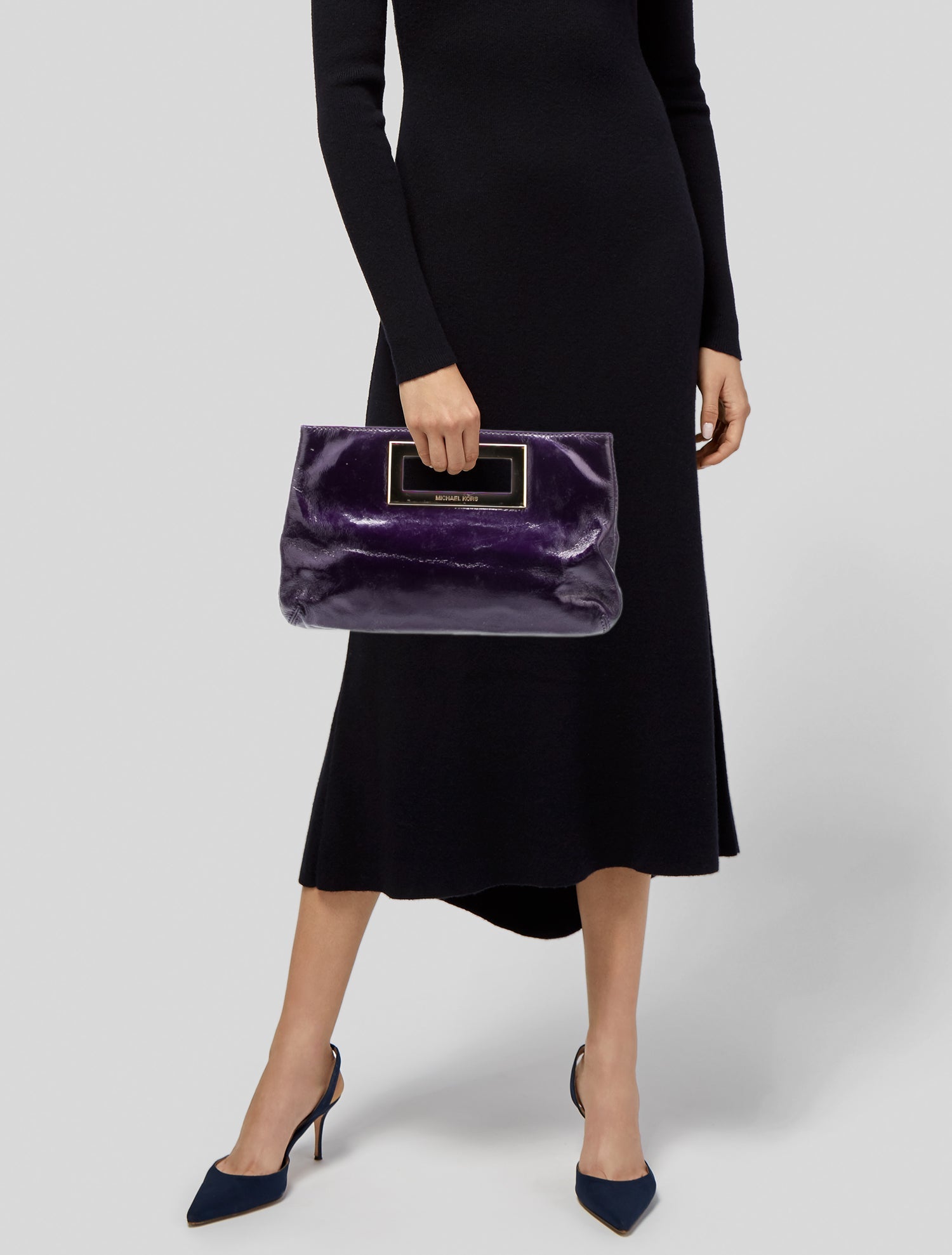 Michael Michael Kors Patent Leather Clutch