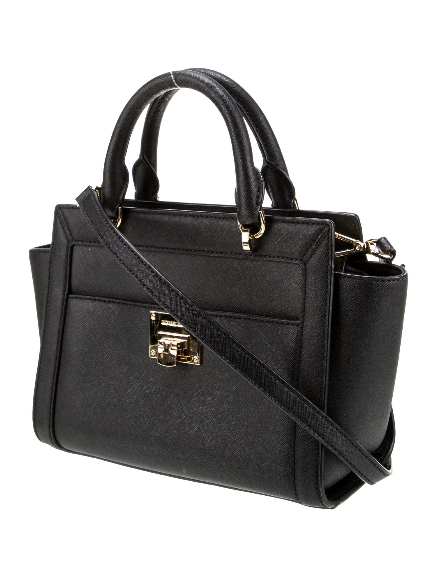 Michael Michael Kors Saffiano Leather Top Handle Bag