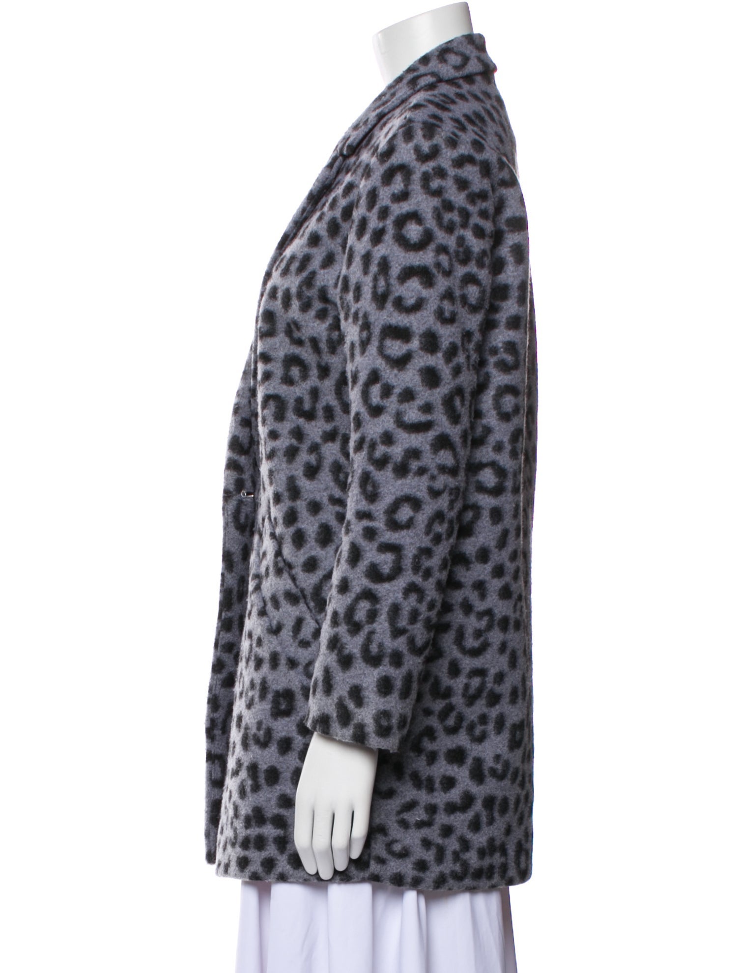 Michael Michael Kors Animal Print Faux Fur Coat