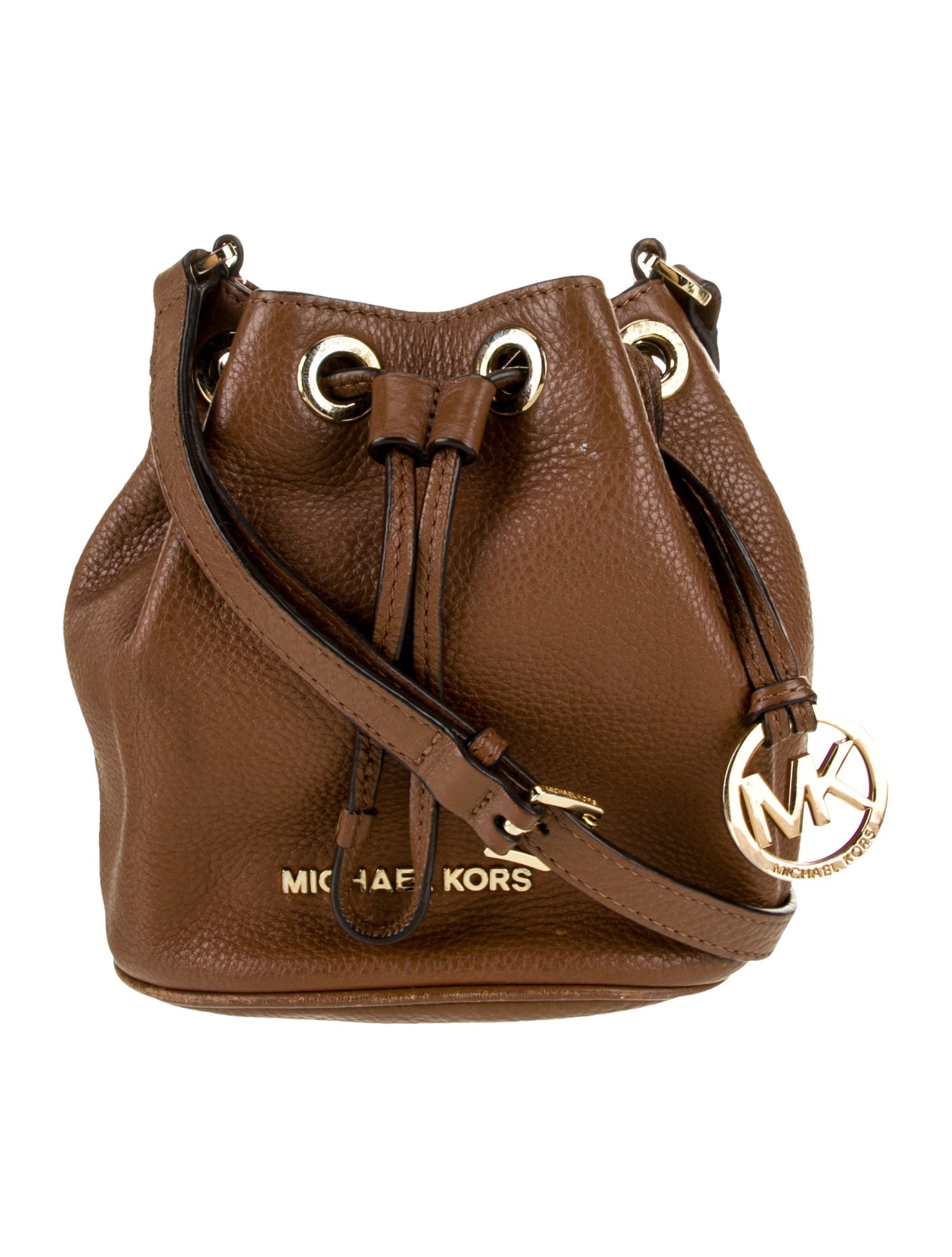 Michael Michael Kors Leather Bucket Bag