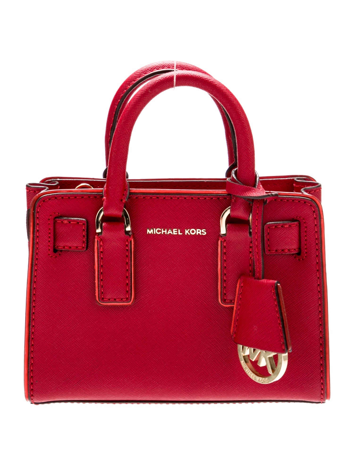 Michael Michael Kors Saffiano Leather Top Handle Bag