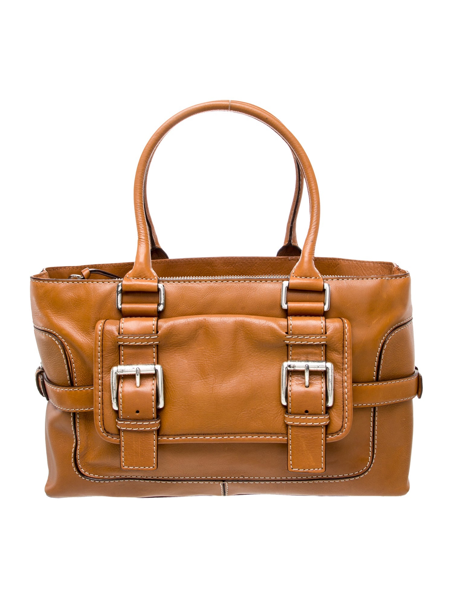 Michael Michael Kors Leather Top Handle Bag