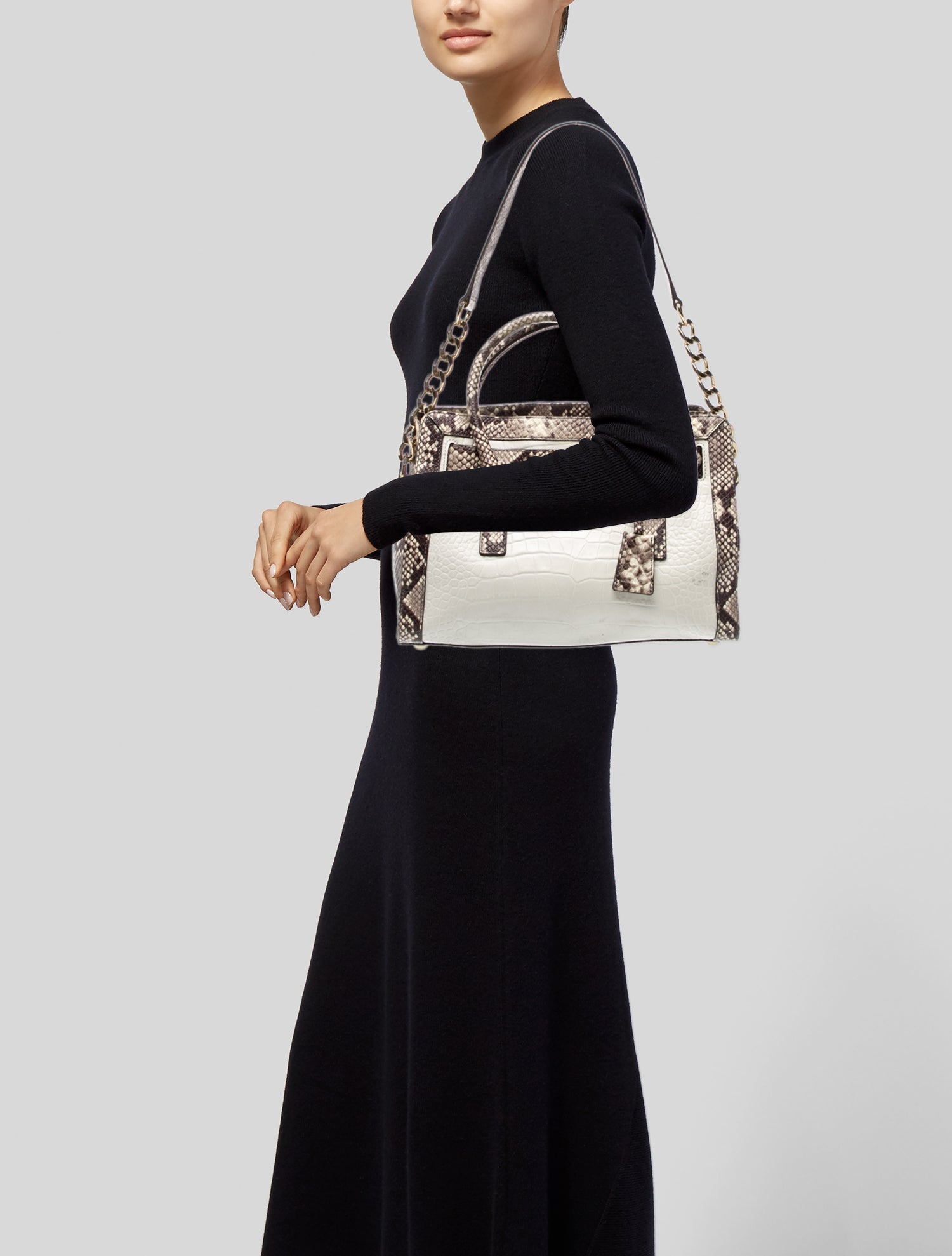 Michael Michael Kors Leather Top Handle Bag