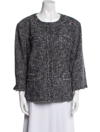 Michael Michael Kors Tweed Pattern Coat