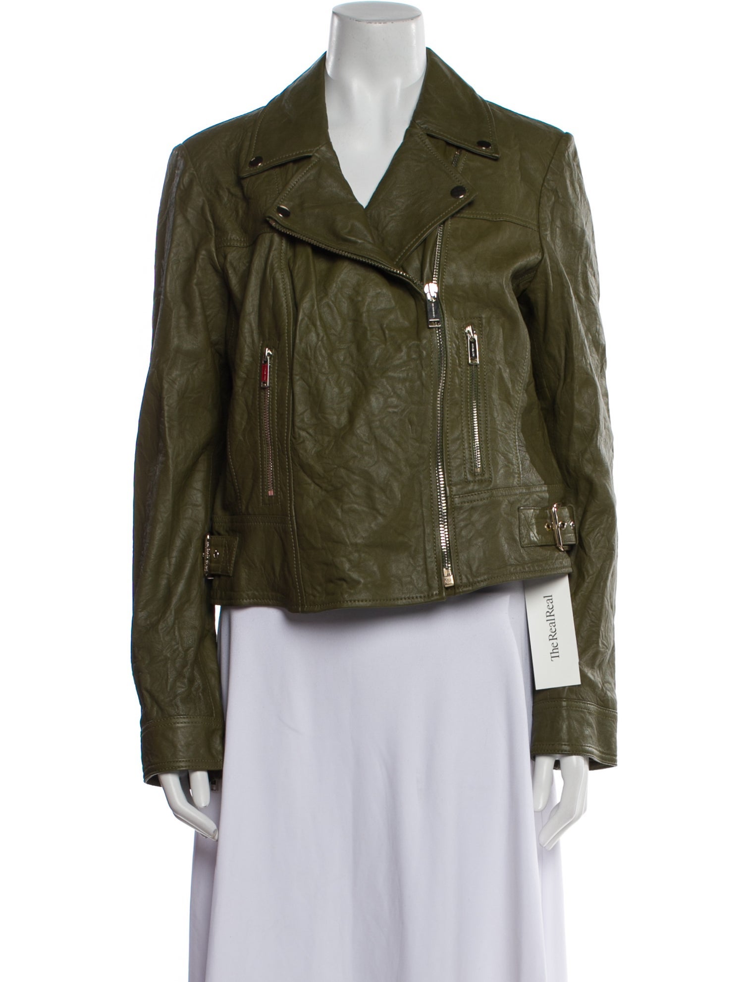 Michael Michael Kors Leather Biker Jacket w/ Tags