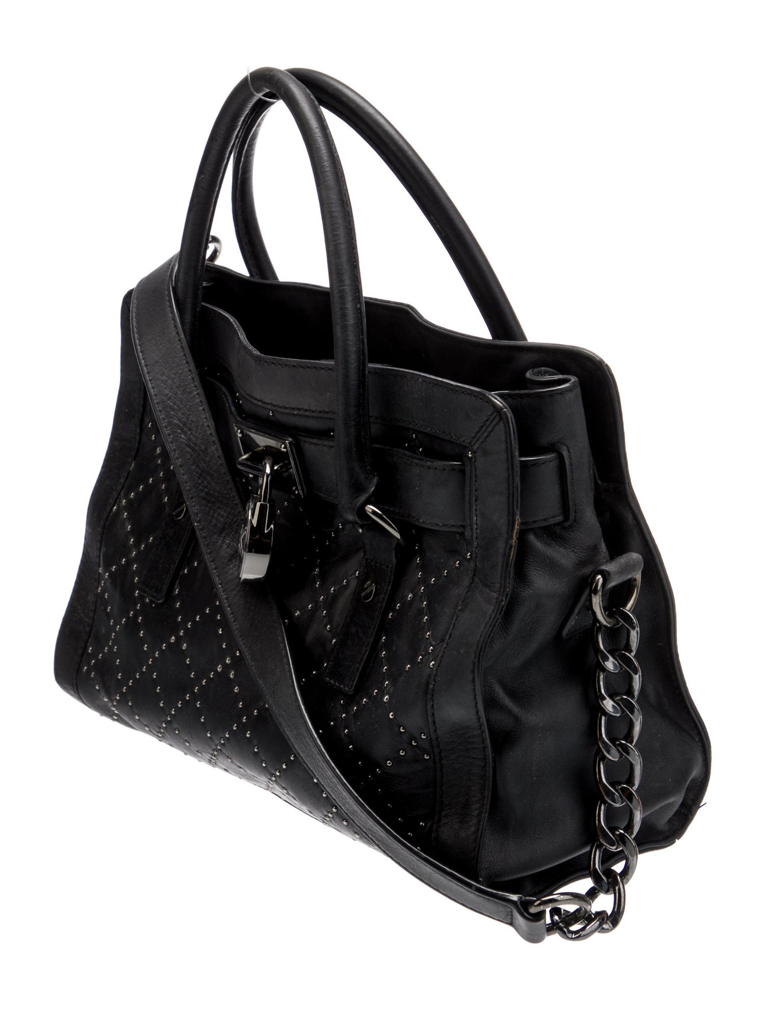 Michael Michael Kors Leather Top Handle Bag