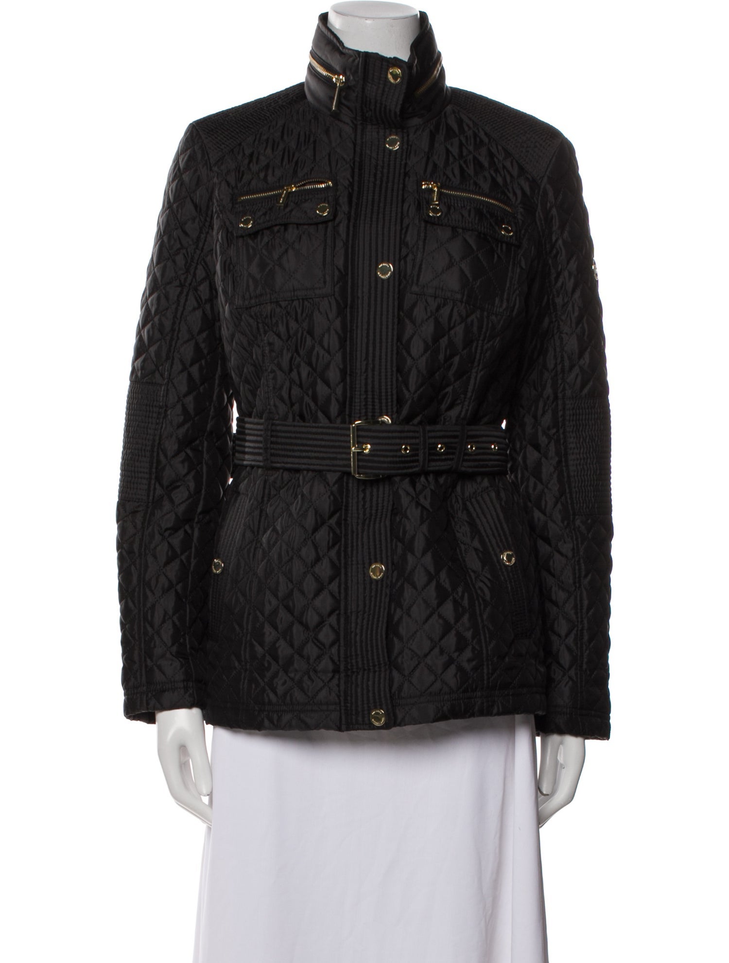 Michael Kors Women's Button Down Denim Jacket White Size 1X