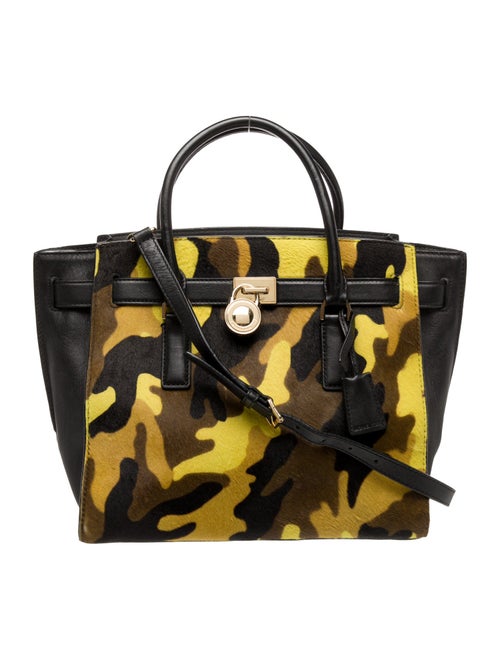 Michael Michael Kors Ponyhair Top Handle Bag