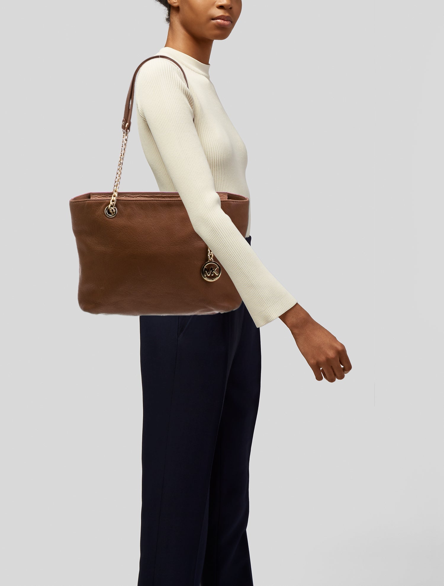 Michael Michael Kors Leather Shoulder Bag