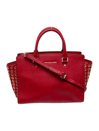 Michael Michael Kors Saffiano Leather Top Handle Bag