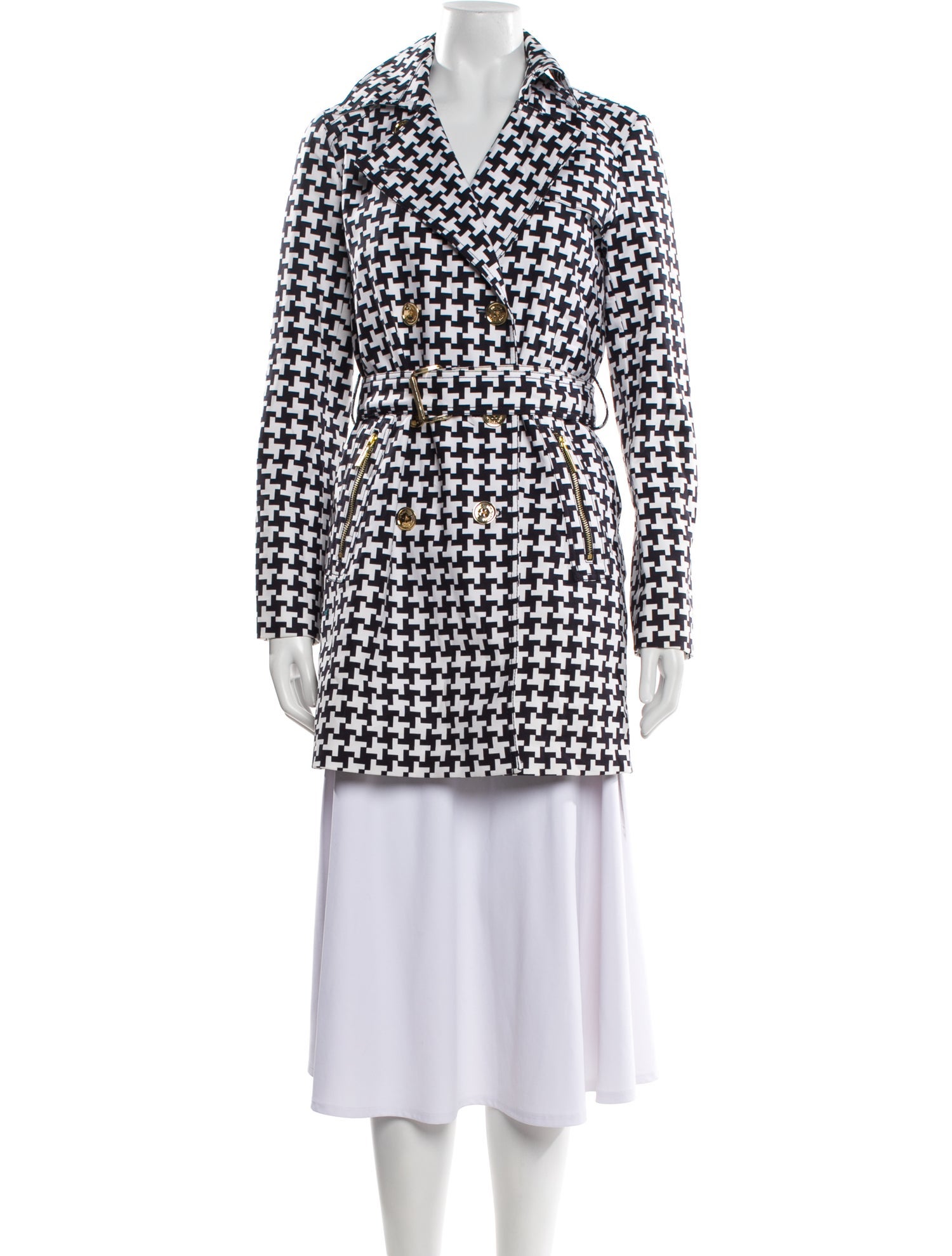 Michael Michael Kors Printed Peacoat