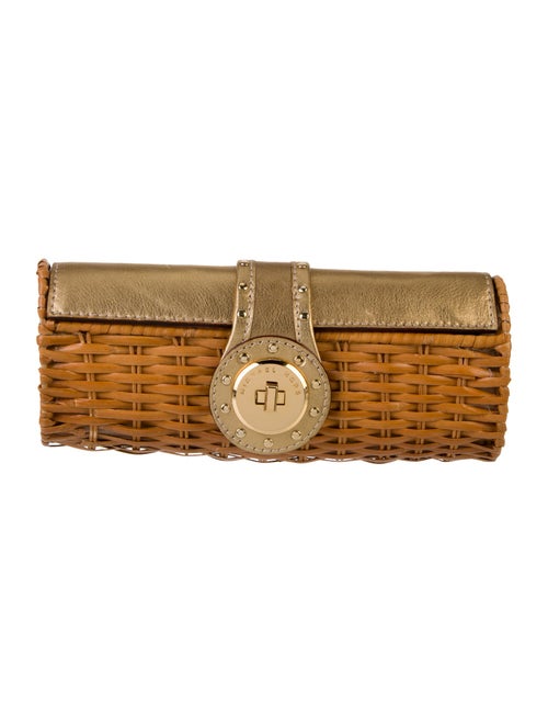 Michael Michael Kors Straw Clutch