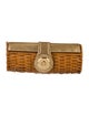 Michael Michael Kors Straw Clutch