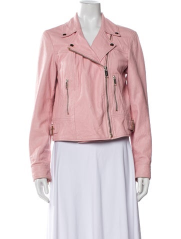 Michael Kors Jackets Lamb Leather Biker Jacket M