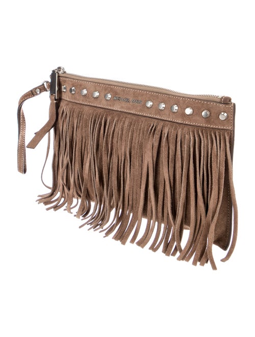 Michael Michael Kors Suede Clutch