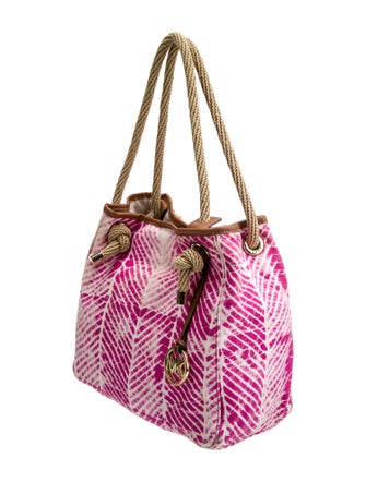 Michael Michael Kors Canvas Bucket Bag