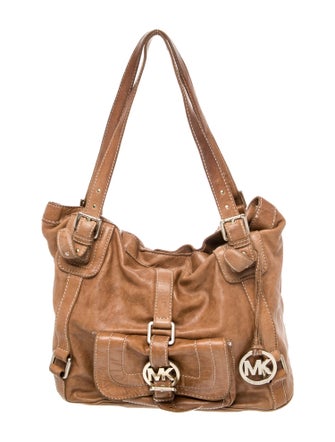 Michael Michael Kors Leather Bucket Bag