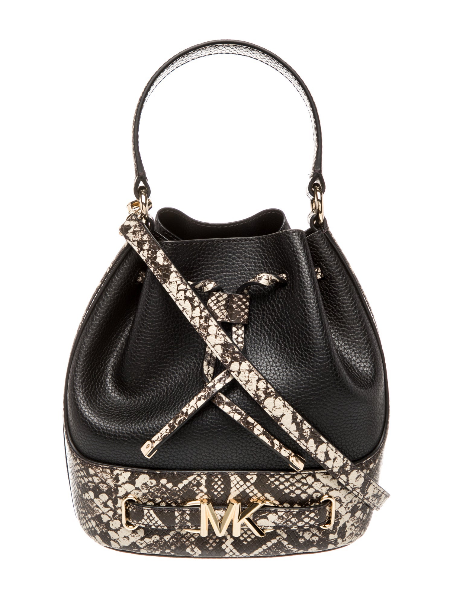 Michael Michael Kors Leather Bucket Bag Medium w/ Tags